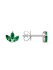 Emerald Lotus Stud 14K sold by LeMel