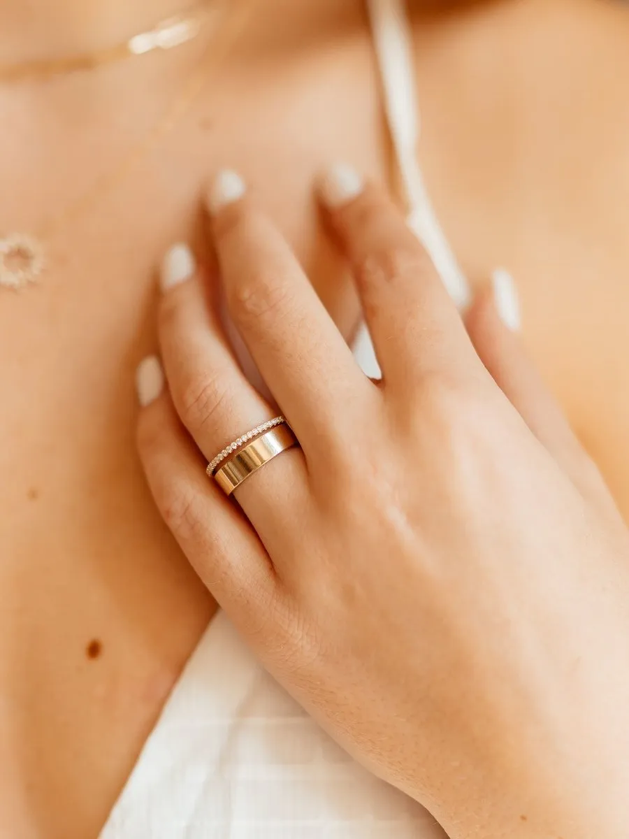 Signature Round Diamond Band (.20 ct. tw.) 14K sold by LeMel product image thumbnail 2