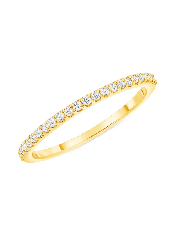 Signature Round Diamond Band (.20 ct. tw.) 14K sold by LeMel