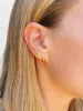 Classic Gold Huggie Earrings sold by LeMel