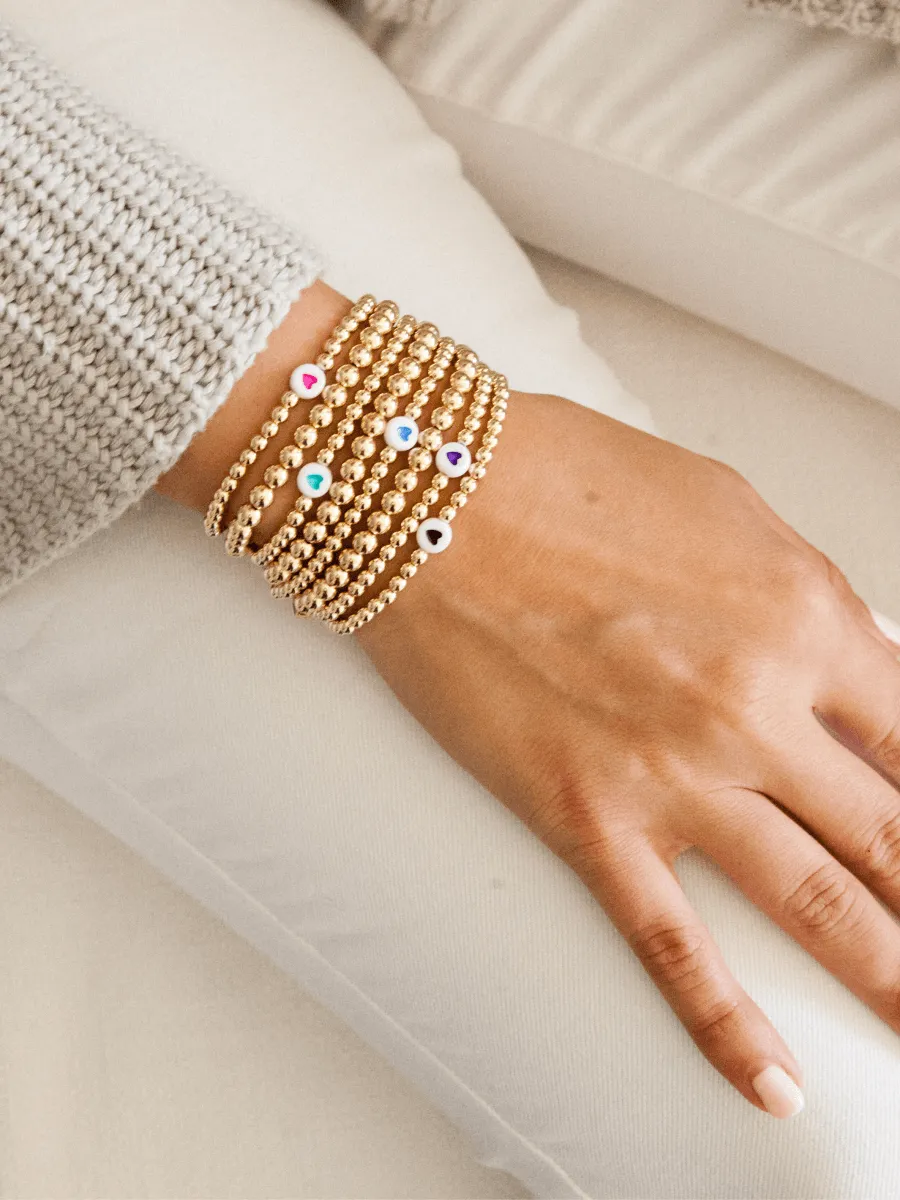 Heart Everyday Stretch Bracelet sold by LeMel product image thumbnail 2