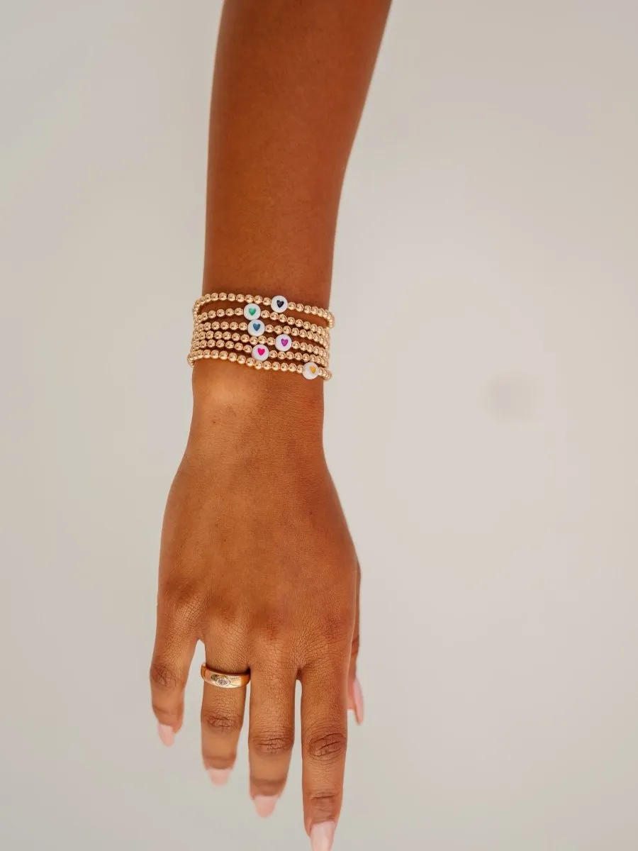 Heart Everyday Stretch Bracelet sold by LeMel product image thumbnail 5