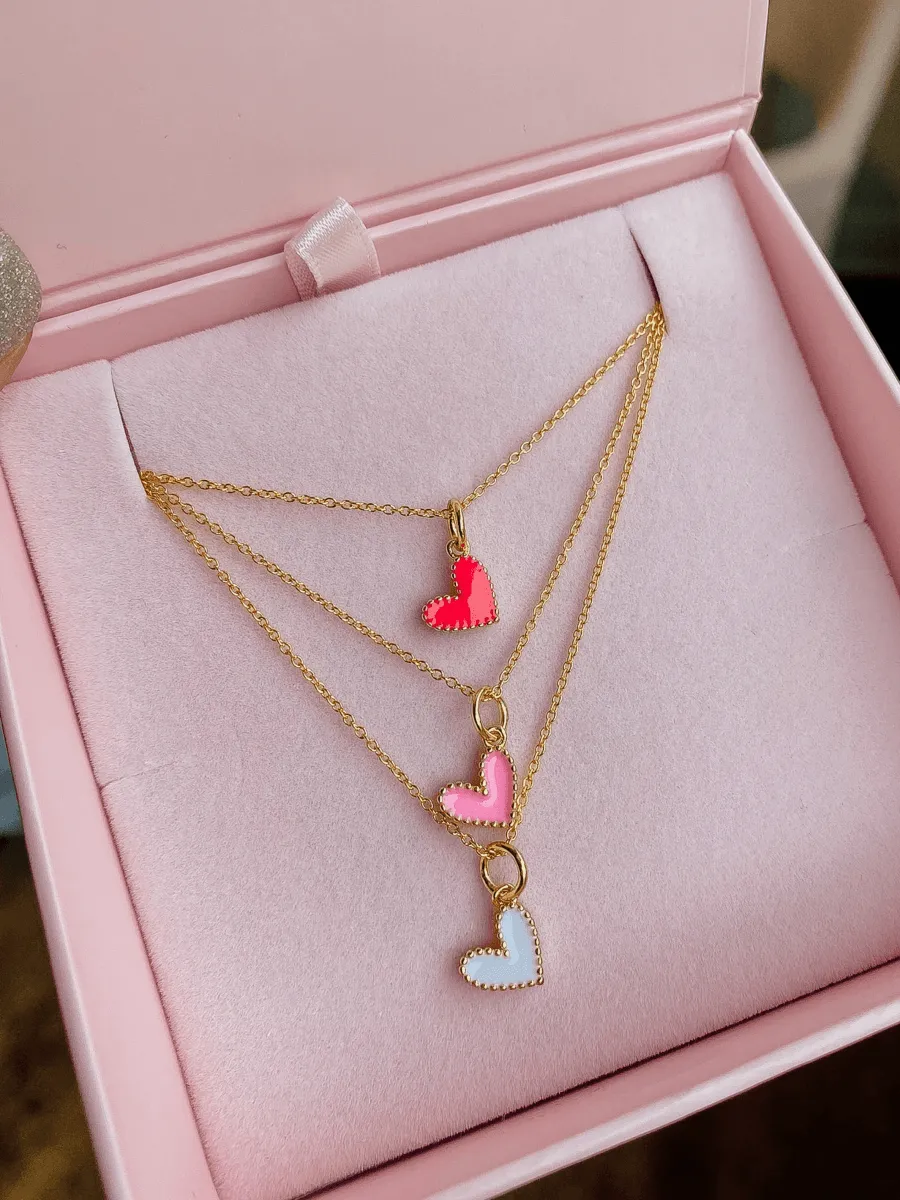 Lilah Heart Necklace sold by LeMel product image thumbnail 5