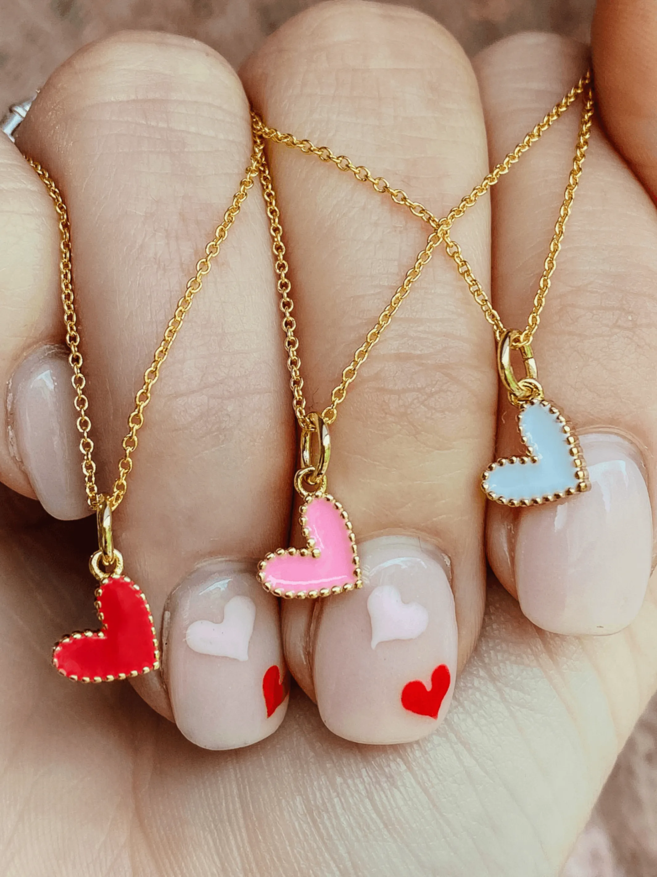 Lilah Heart Necklace sold by LeMel product image thumbnail 2