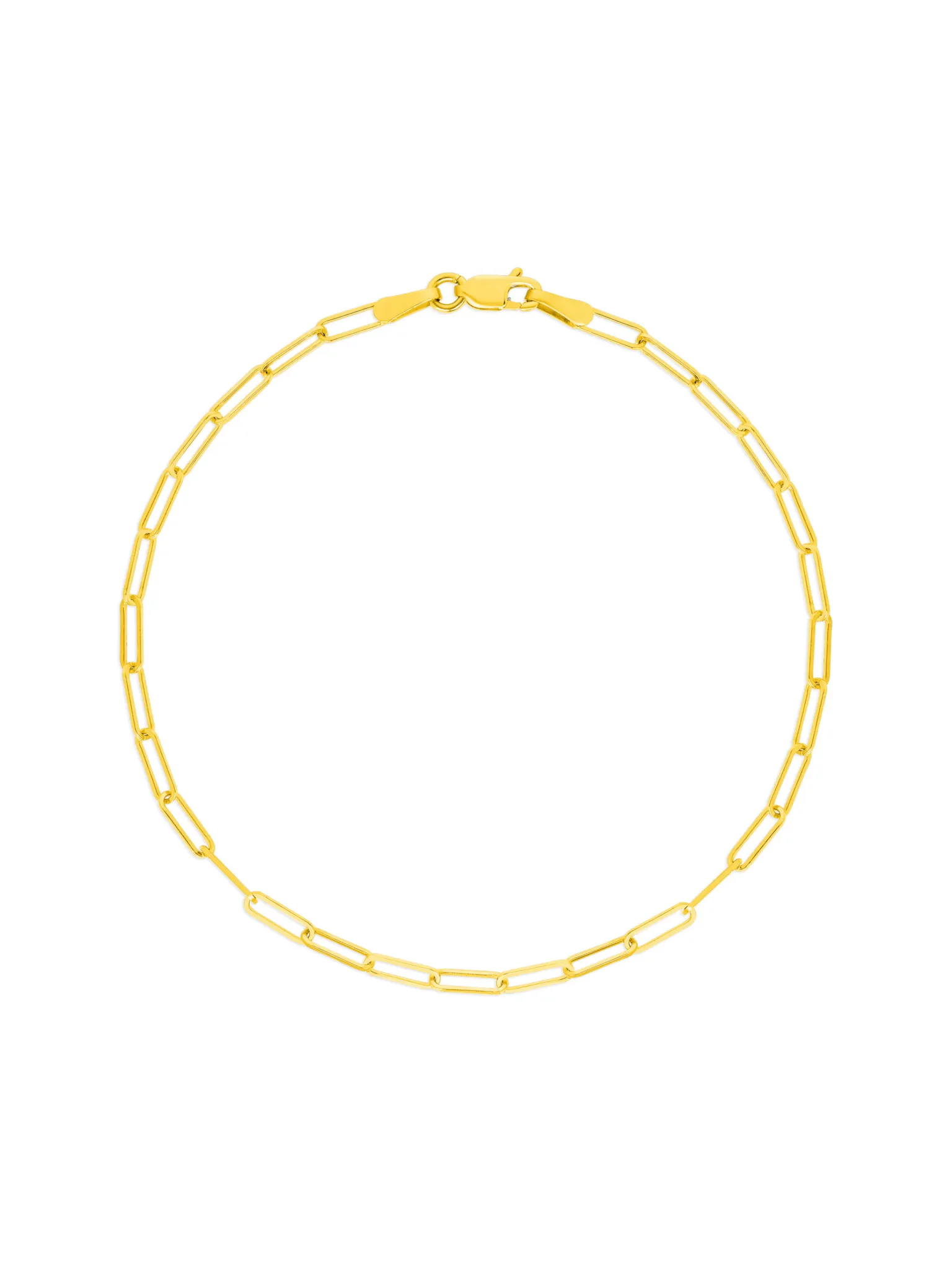 Paperclip 'XS' Bracelet 14K sold by LeMel