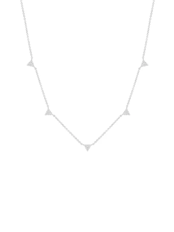 Trio Diamond Layering Necklace 14K sold by LeMel