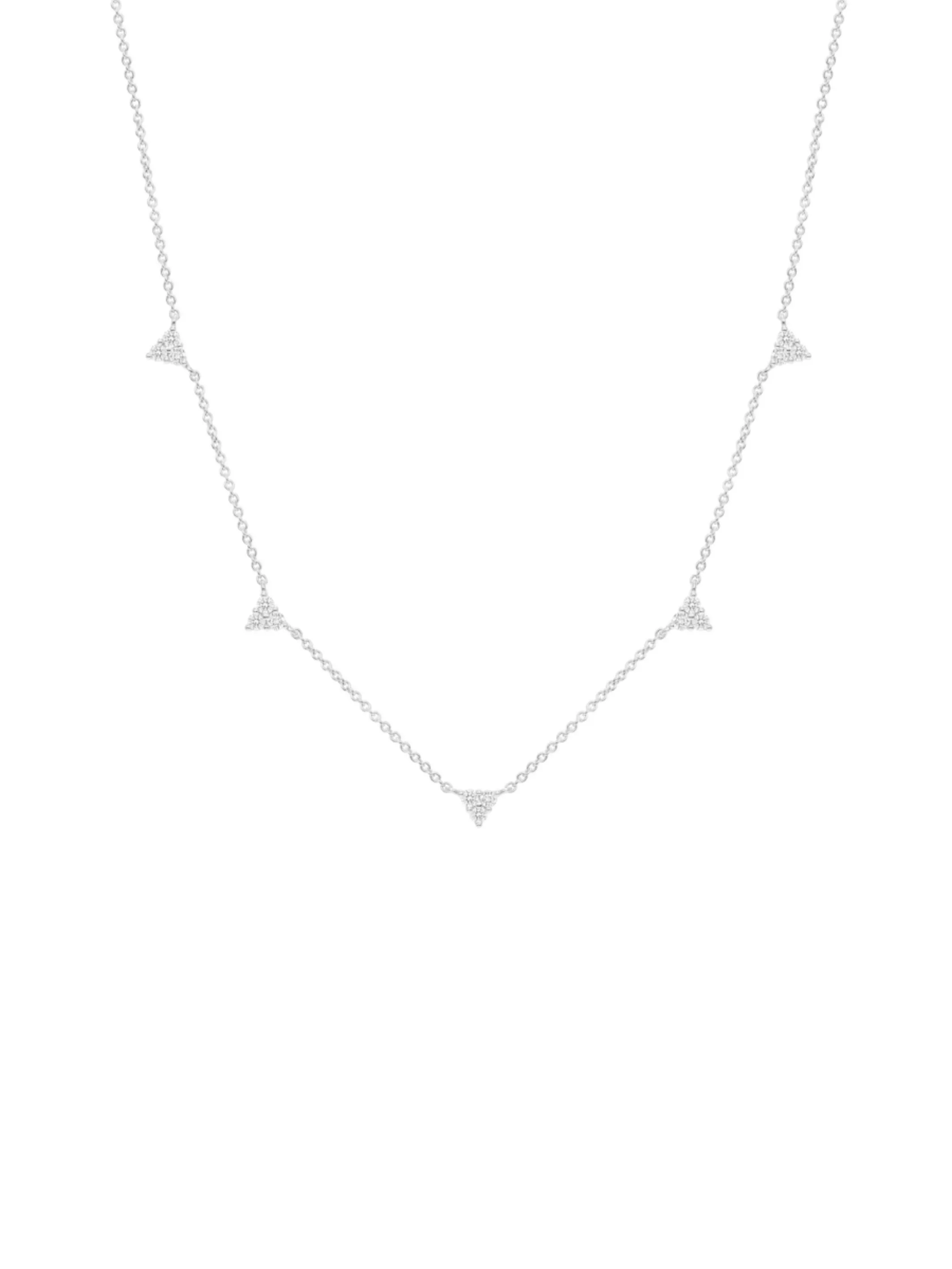 Trio Diamond Layering Necklace 14K sold by LeMel