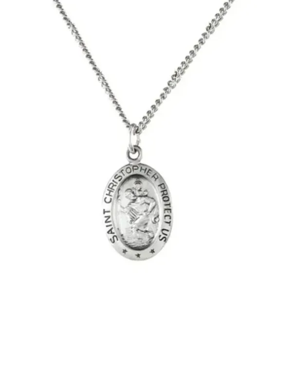 St. Christopher Chain Necklace sold by LeMel