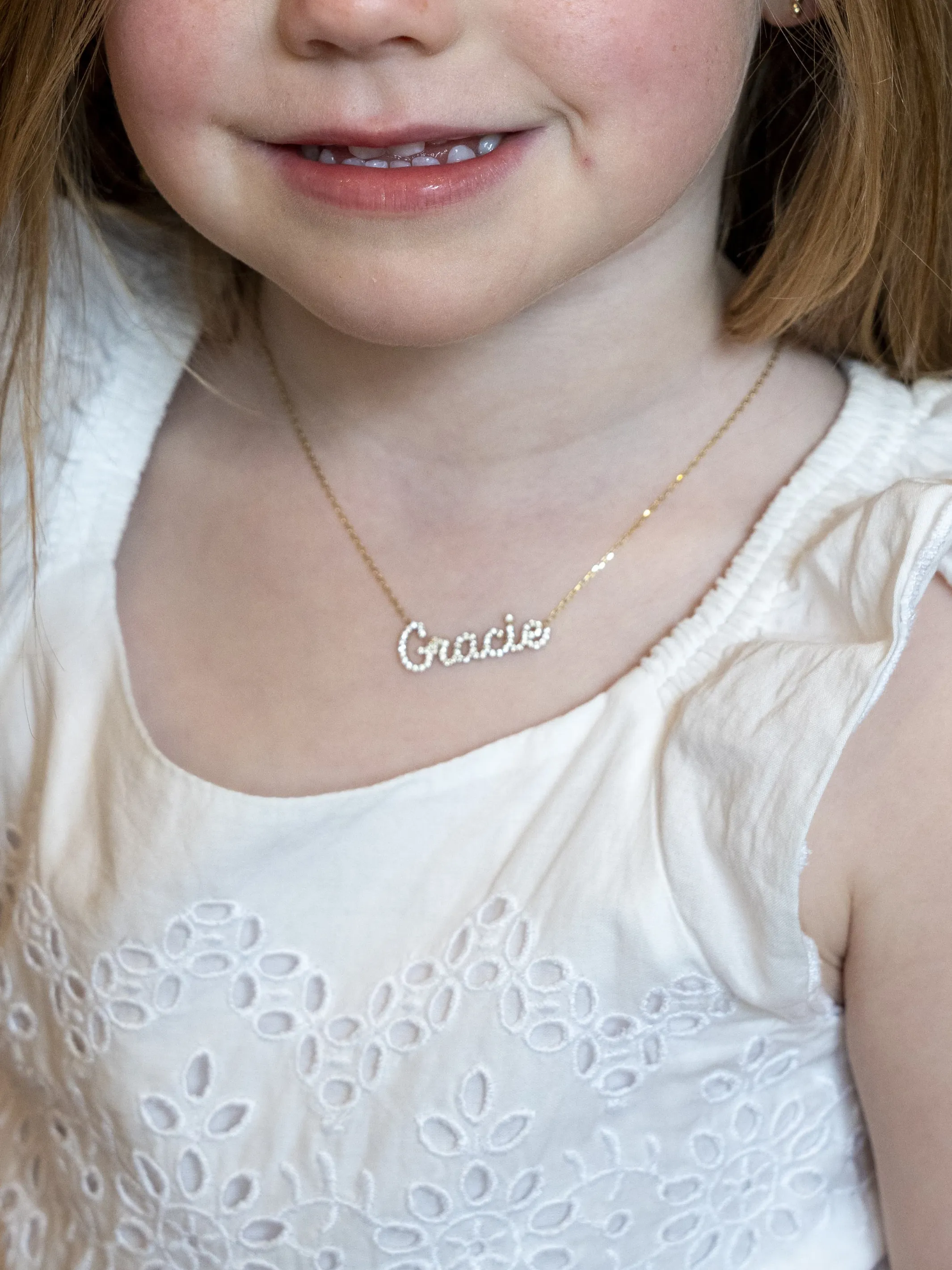 CZ Name Necklace sold by LeMel product image thumbnail 2