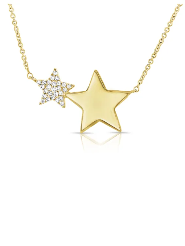 Kelsey Star Necklace 14K sold by LeMel