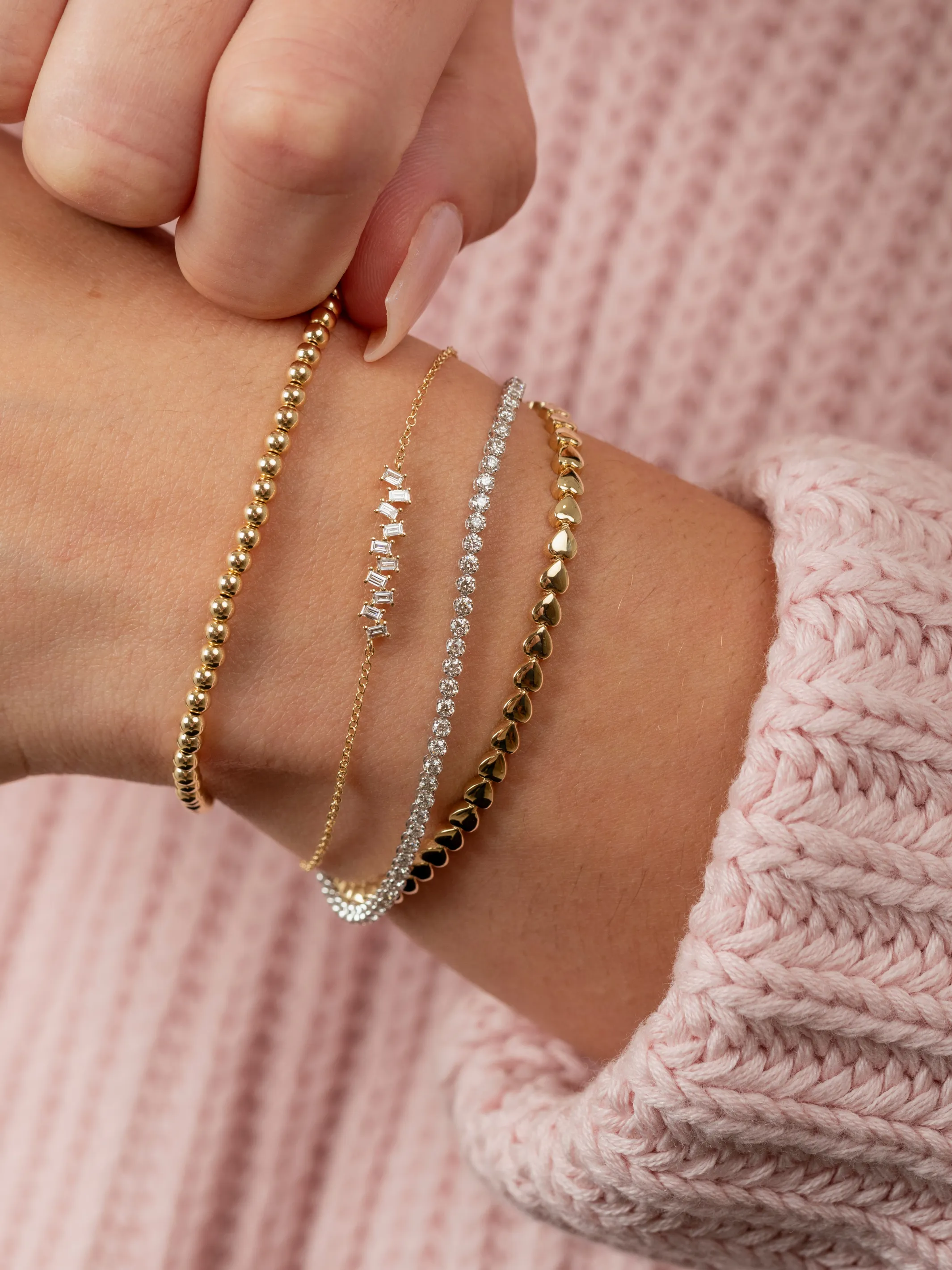 Chasing Sweetheart Bracelet 14K sold by LeMel product image thumbnail 2