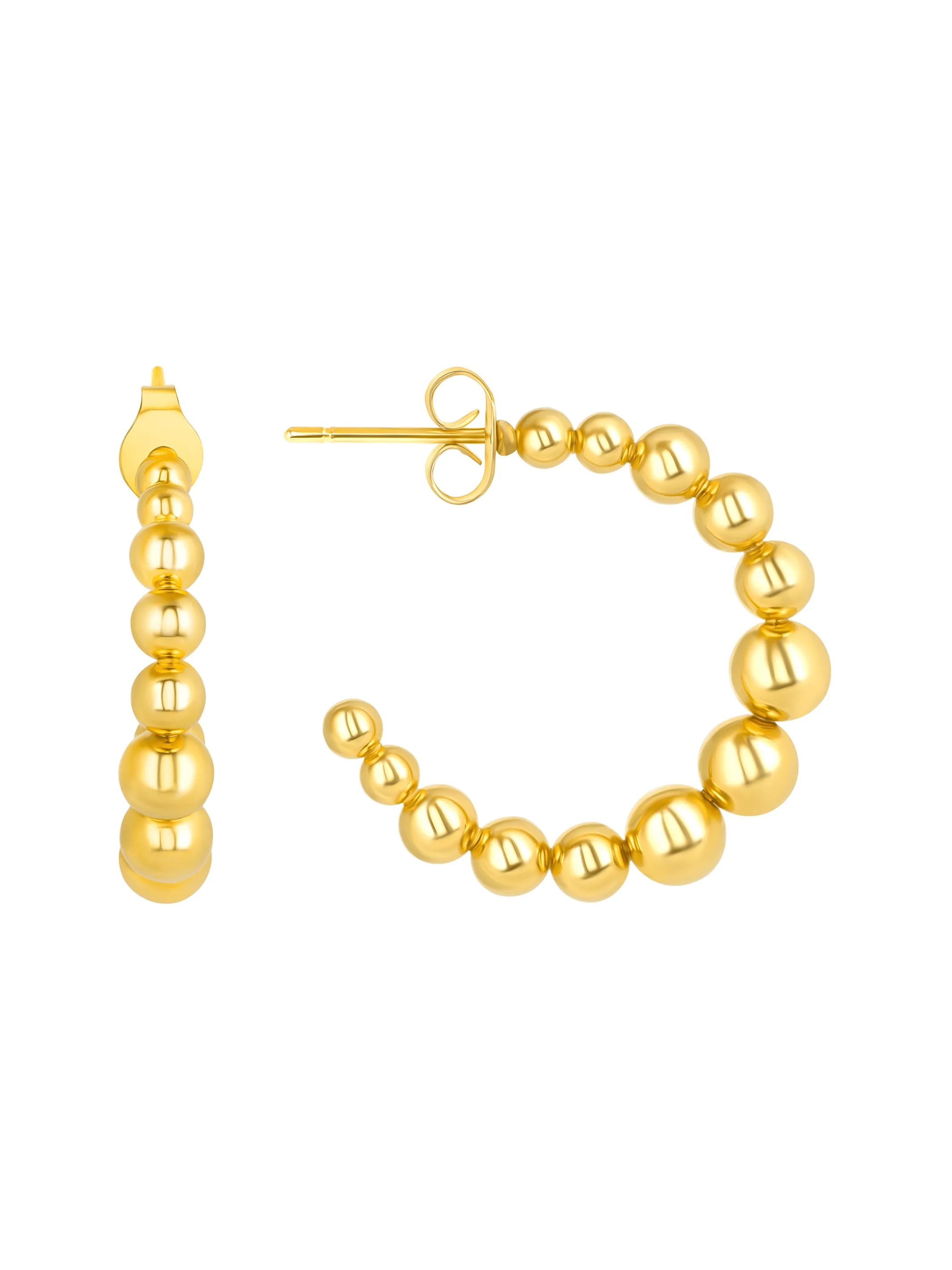 Beaded Hoop Earrings sold by LeMel