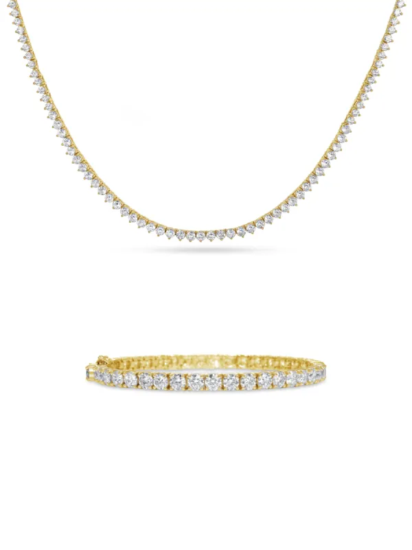 Shine Bright Necklace + Bracelet Set made by LeMel