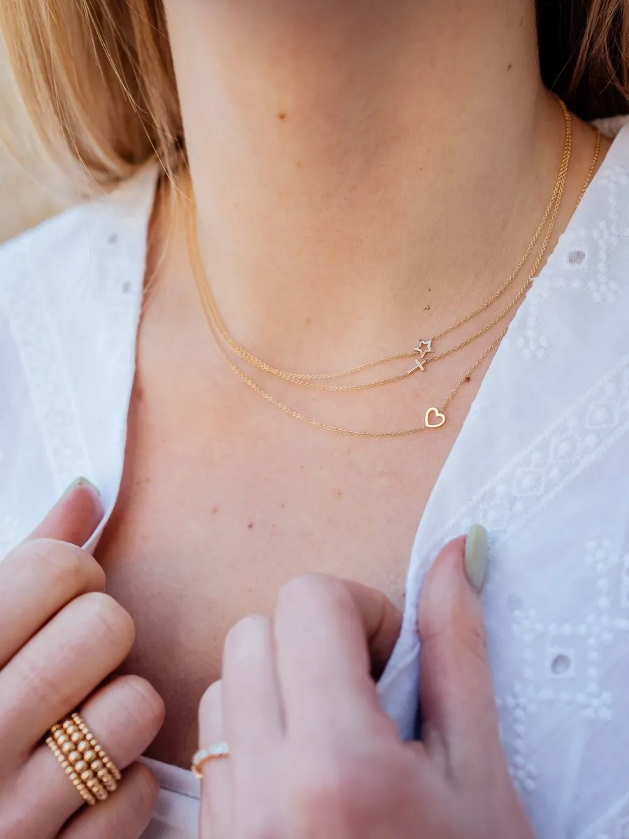 Blair Cross Necklace 14K sold by LeMel product image thumbnail 3