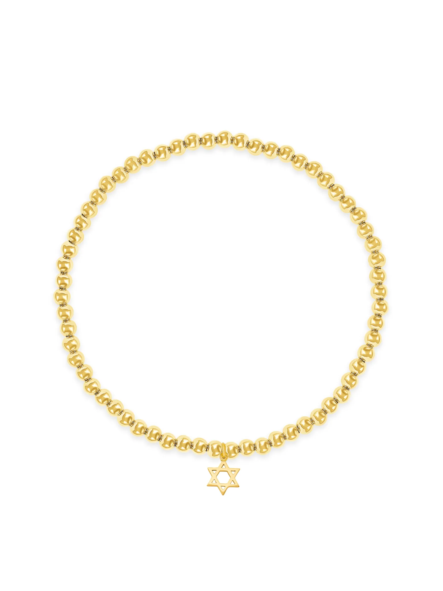 Kid Stretch Bracelet with Star of David Charm sold by LeMel