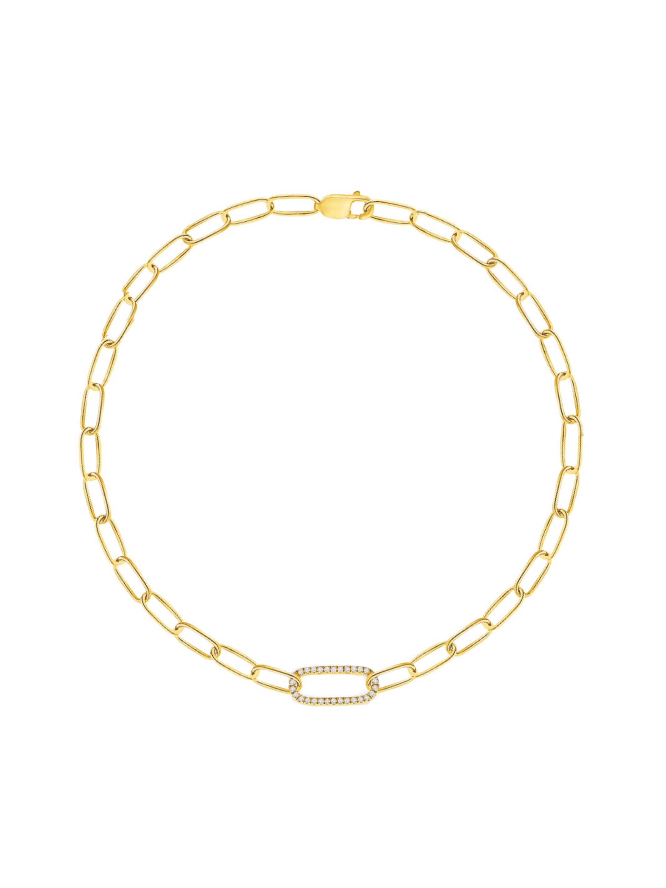 Lisa Single Link Bracelet 14K sold by LeMel
