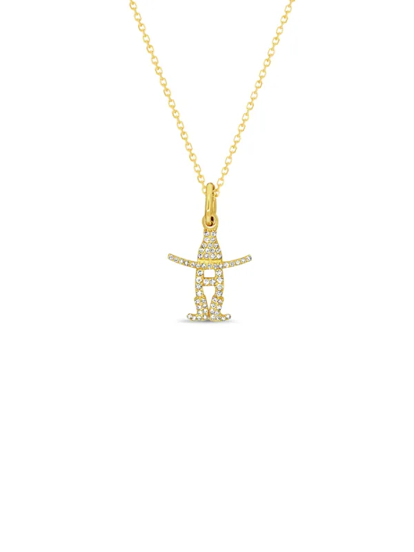 Howdy Diamond Necklace 14K sold by LeMel