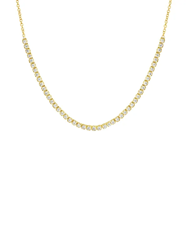 Cupcake Tennis Chain Necklace 14K sold by LeMel