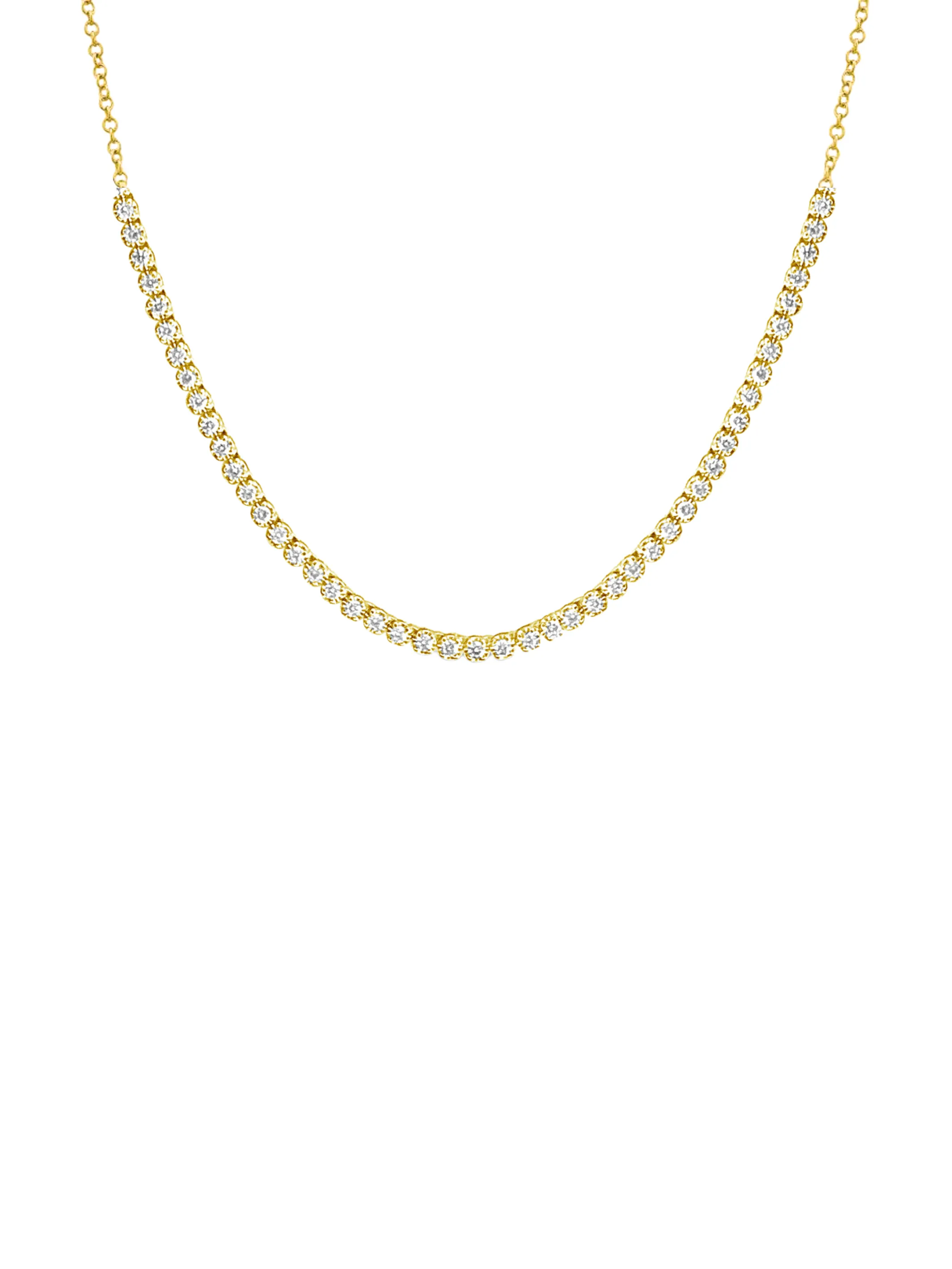 Cupcake Tennis Chain Necklace 14K sold by LeMel