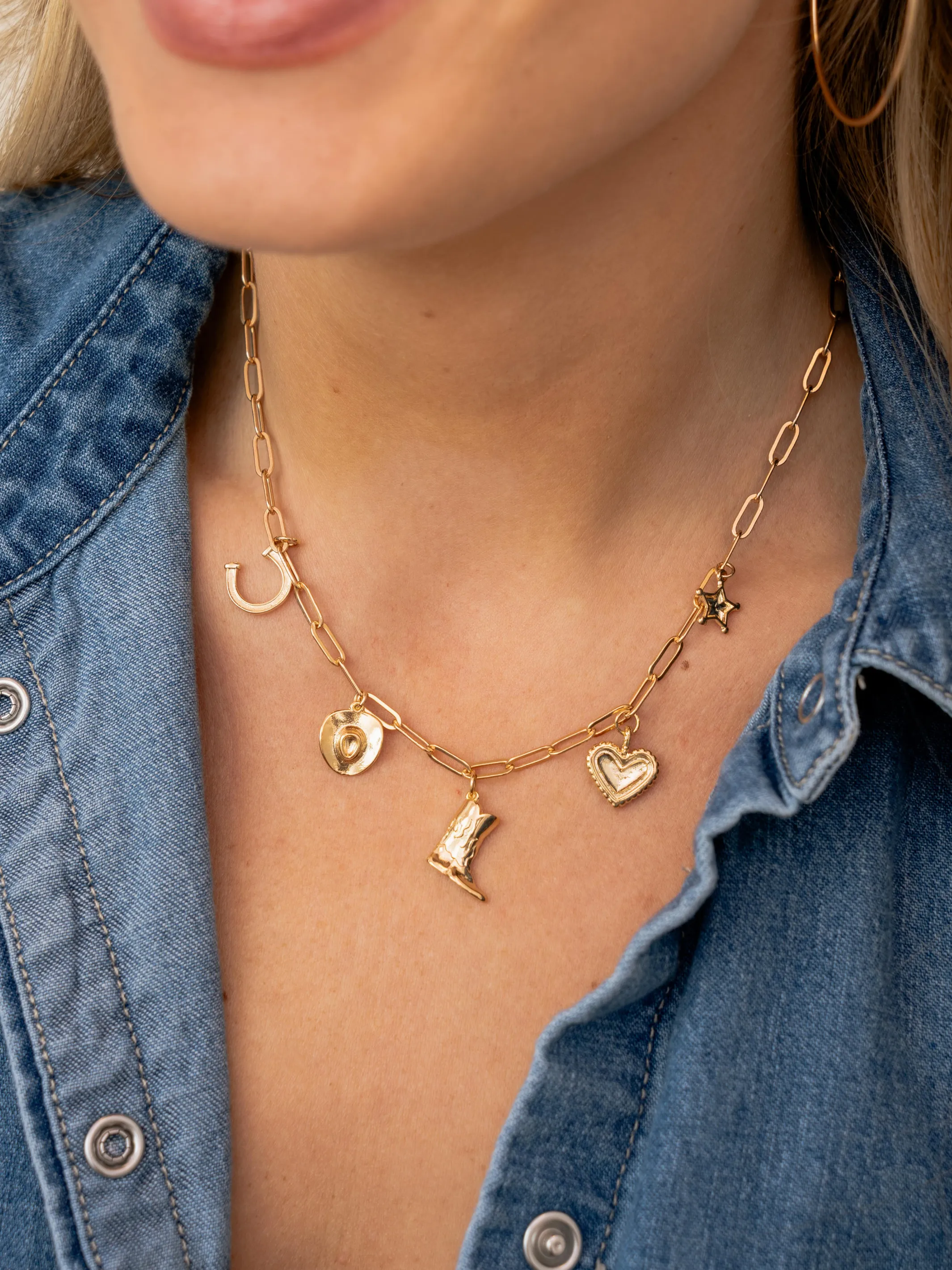 Cowgirl Charm Necklace sold by LeMel product image thumbnail 2