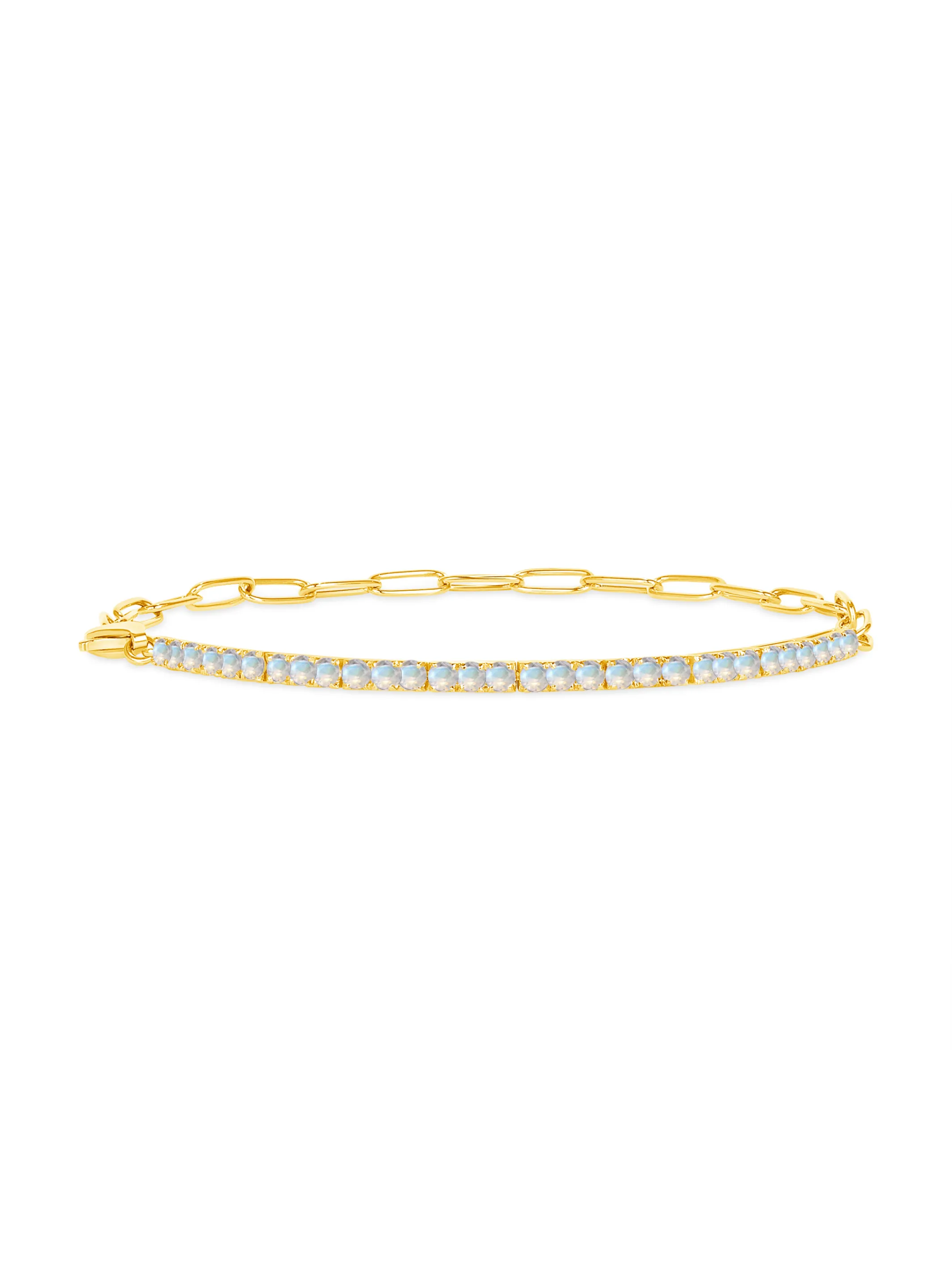 Birthstone Tennis Bracelet - June 14K sold by LeMel