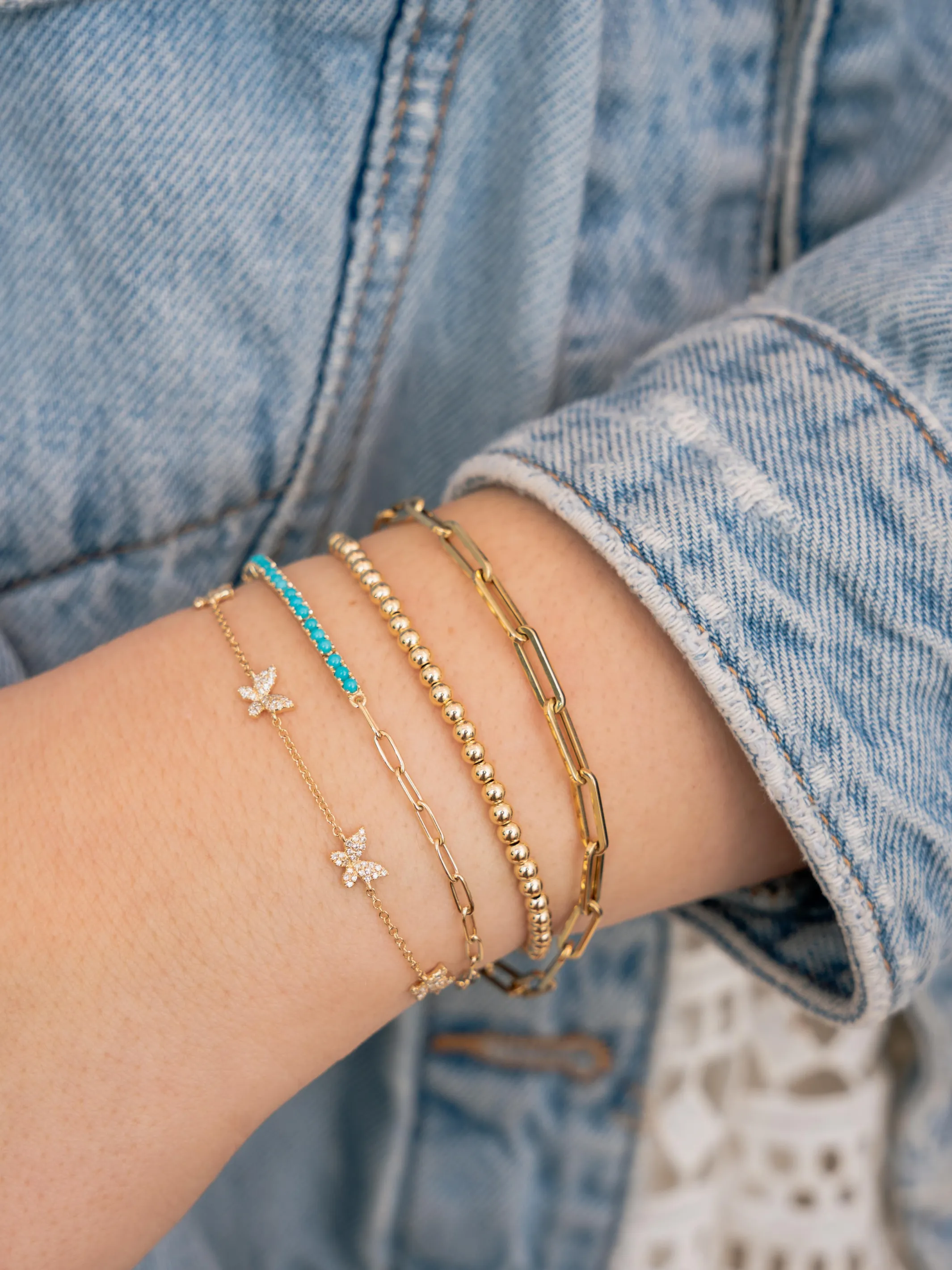 Birthstone Tennis Bracelet - December 14K sold by LeMel product image thumbnail 2