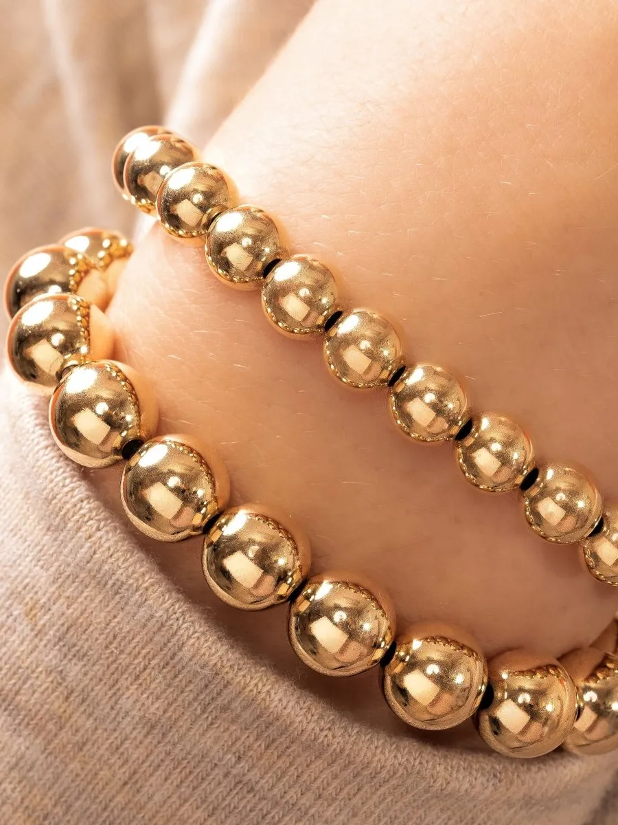 Rose Gold Everyday Stretch Bracelet - 10mm sold by LeMel product image thumbnail 3