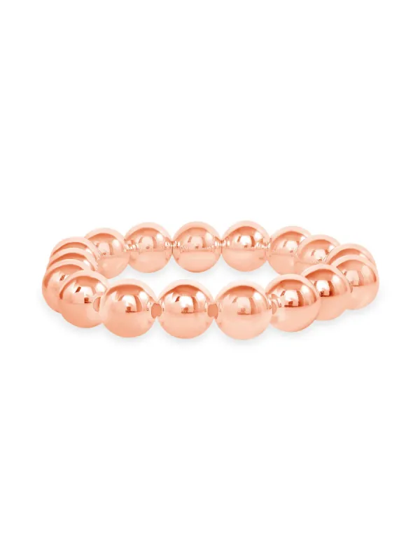 Rose Gold Everyday Stretch Bracelet - 10mm sold by LeMel