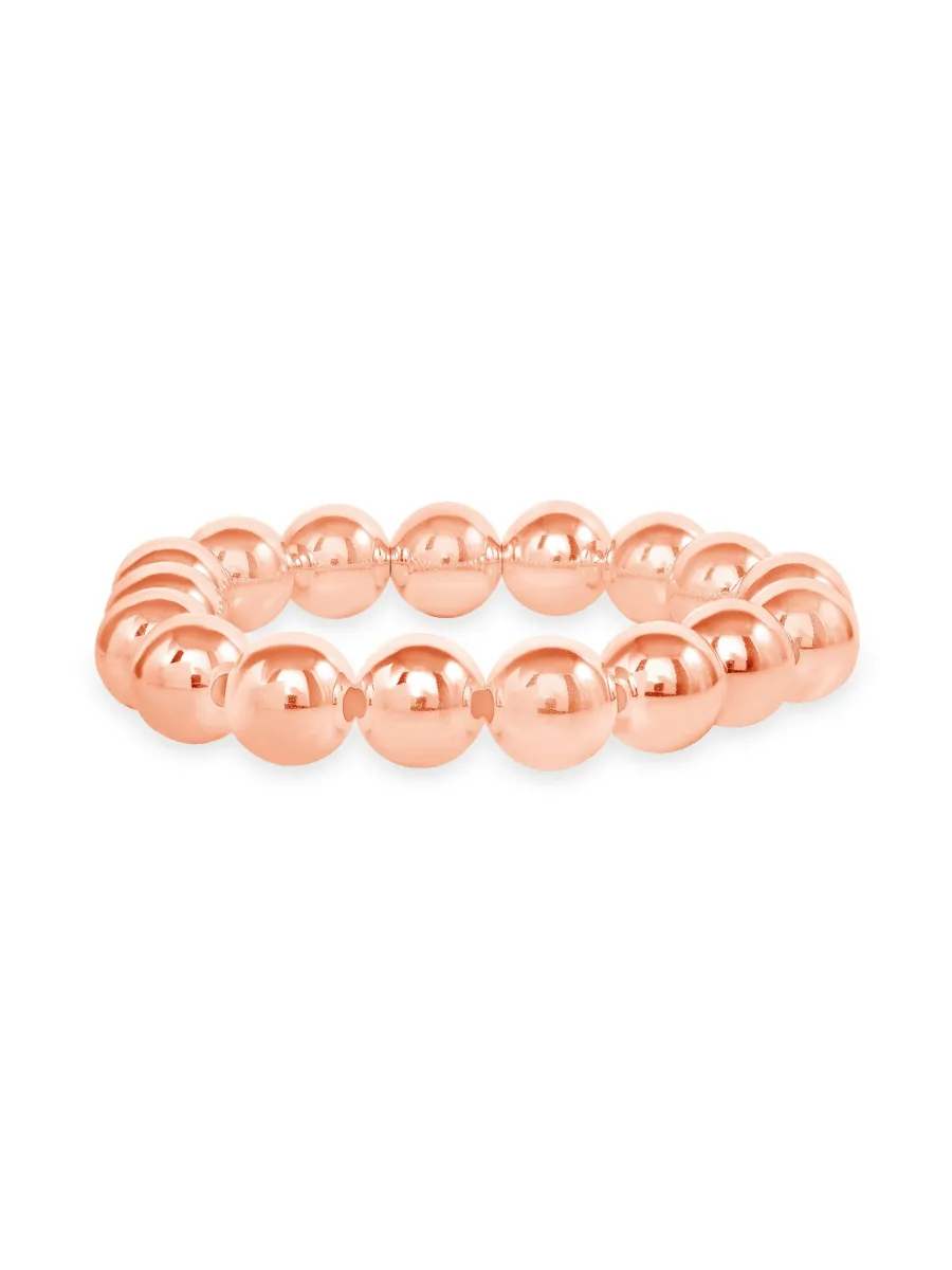 Rose Gold Everyday Stretch Bracelet - 10mm sold by LeMel