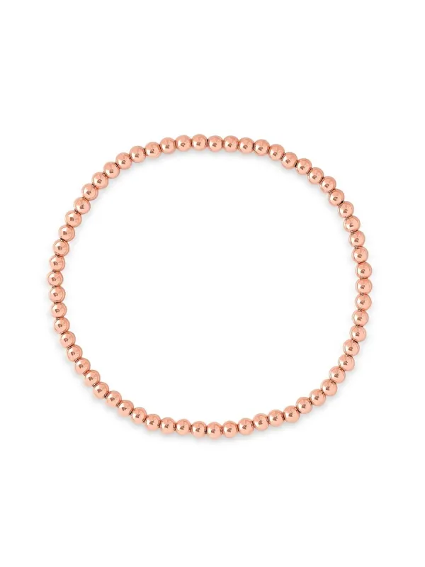 Rose Gold Everyday Stretch Bracelet - 3mm sold by LeMel