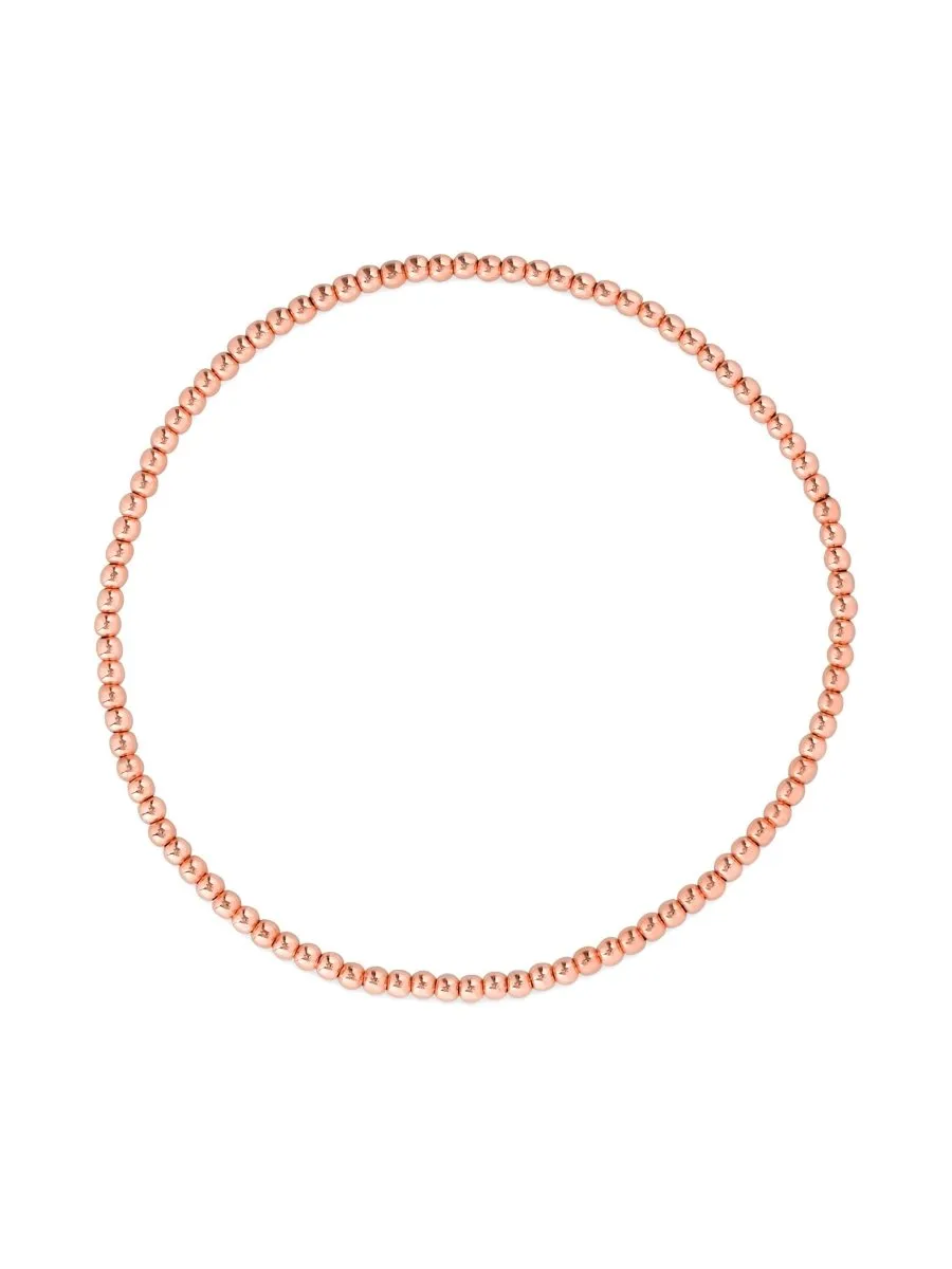 Rose Gold Everyday Stretch Bracelet - 2mm sold by LeMel