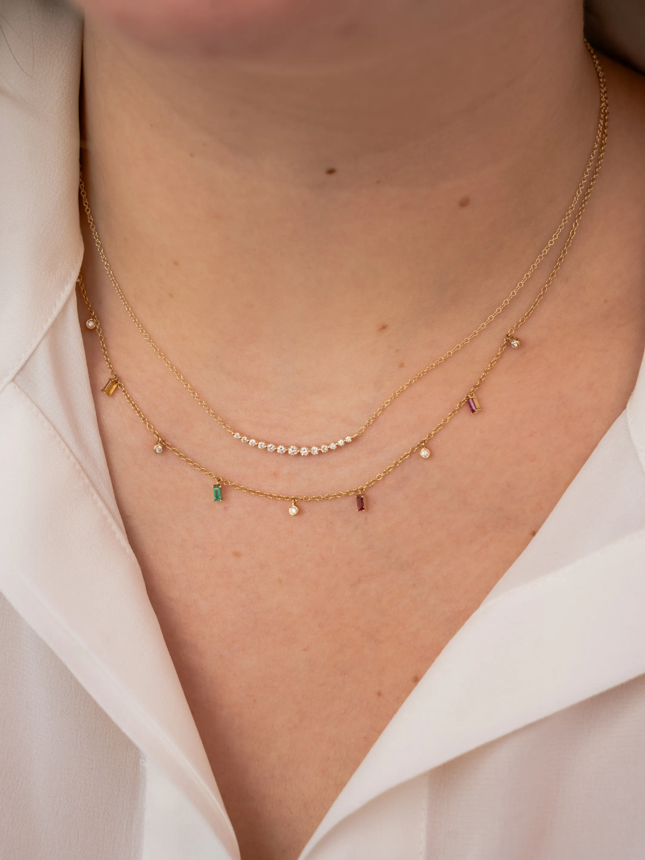 The Birthstone Necklace 14K sold by LeMel product image thumbnail 4