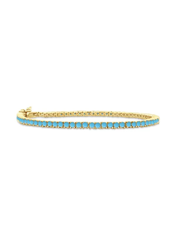 Turquoise Tennis Bracelet sold by LeMel