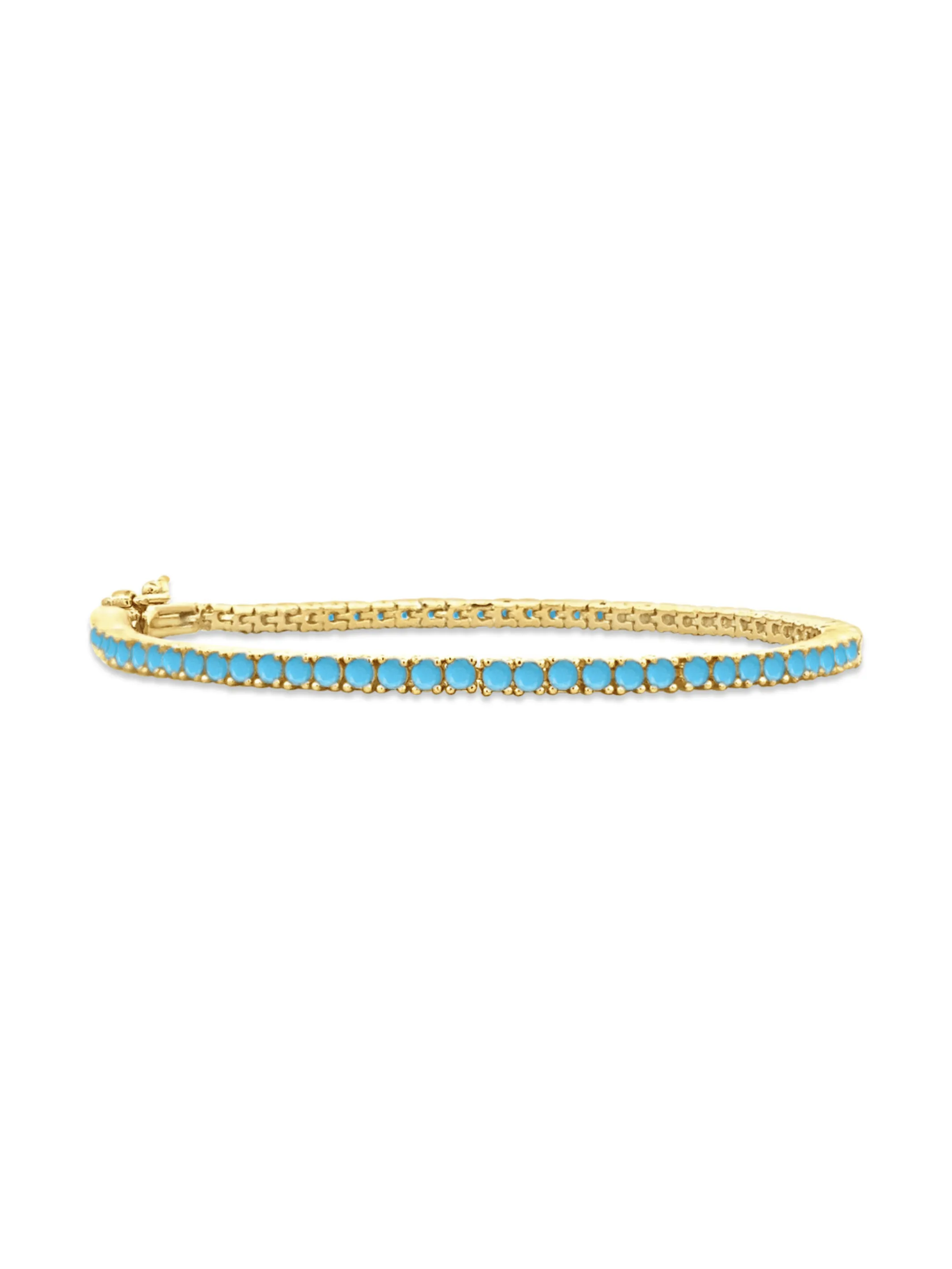 Turquoise Tennis Bracelet sold by LeMel