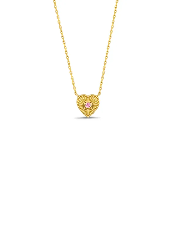Liv Heart Necklace sold by LeMel