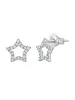 Allie Pave Star Stud Earring 14K sold by LeMel
