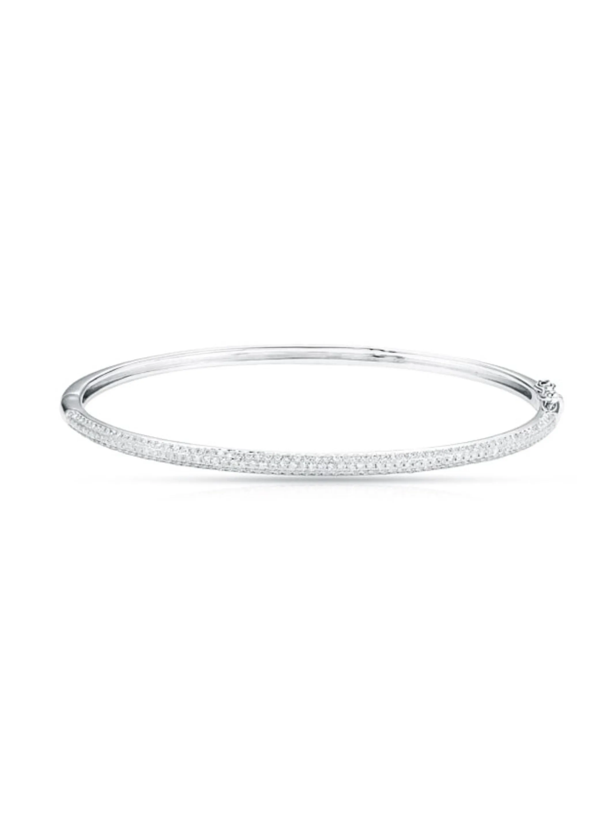 Whisper Pave Diamond Bangle 14K sold by LeMel product image thumbnail 2