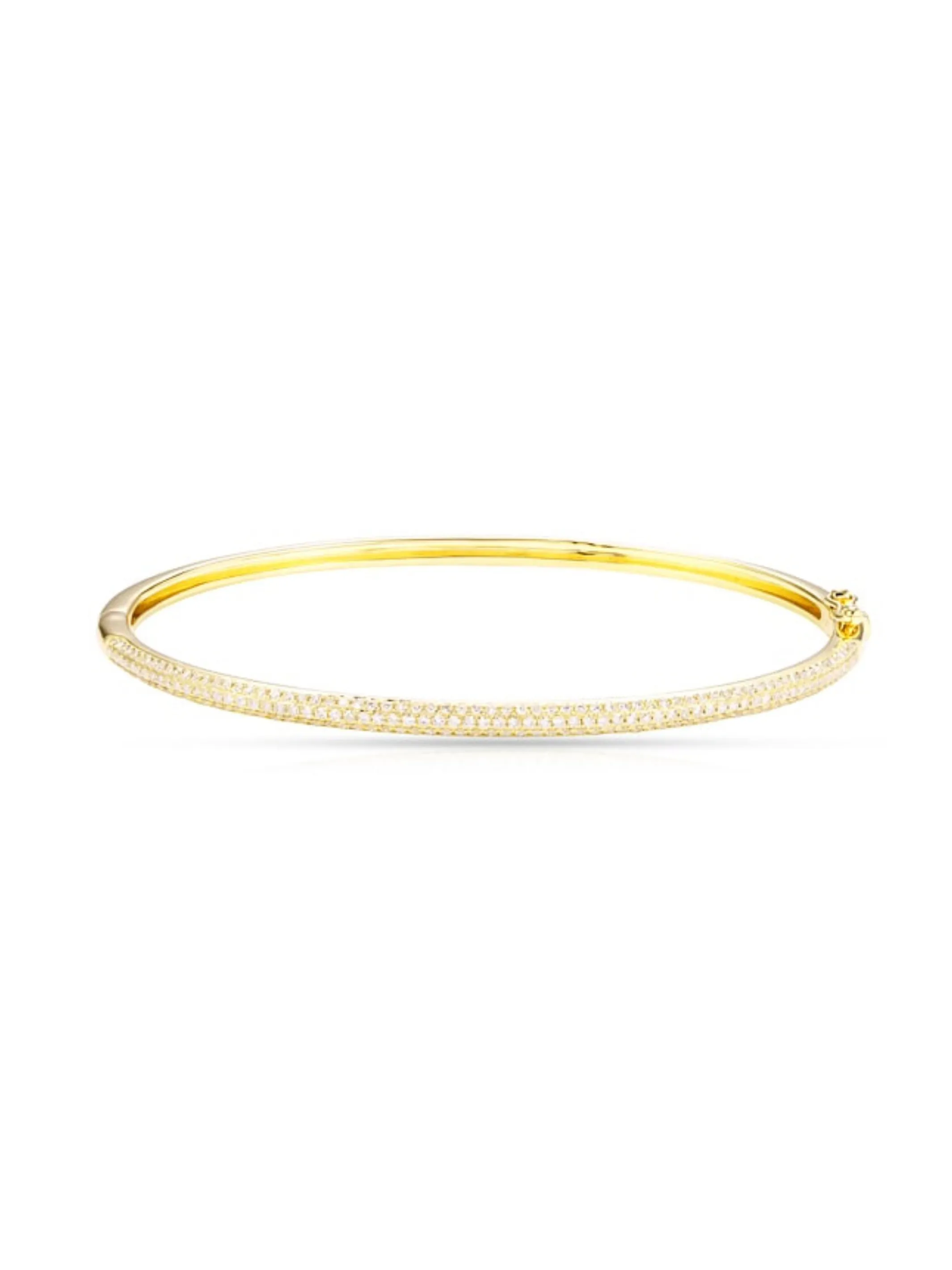 Whisper Pave Diamond Bangle 14K sold by LeMel