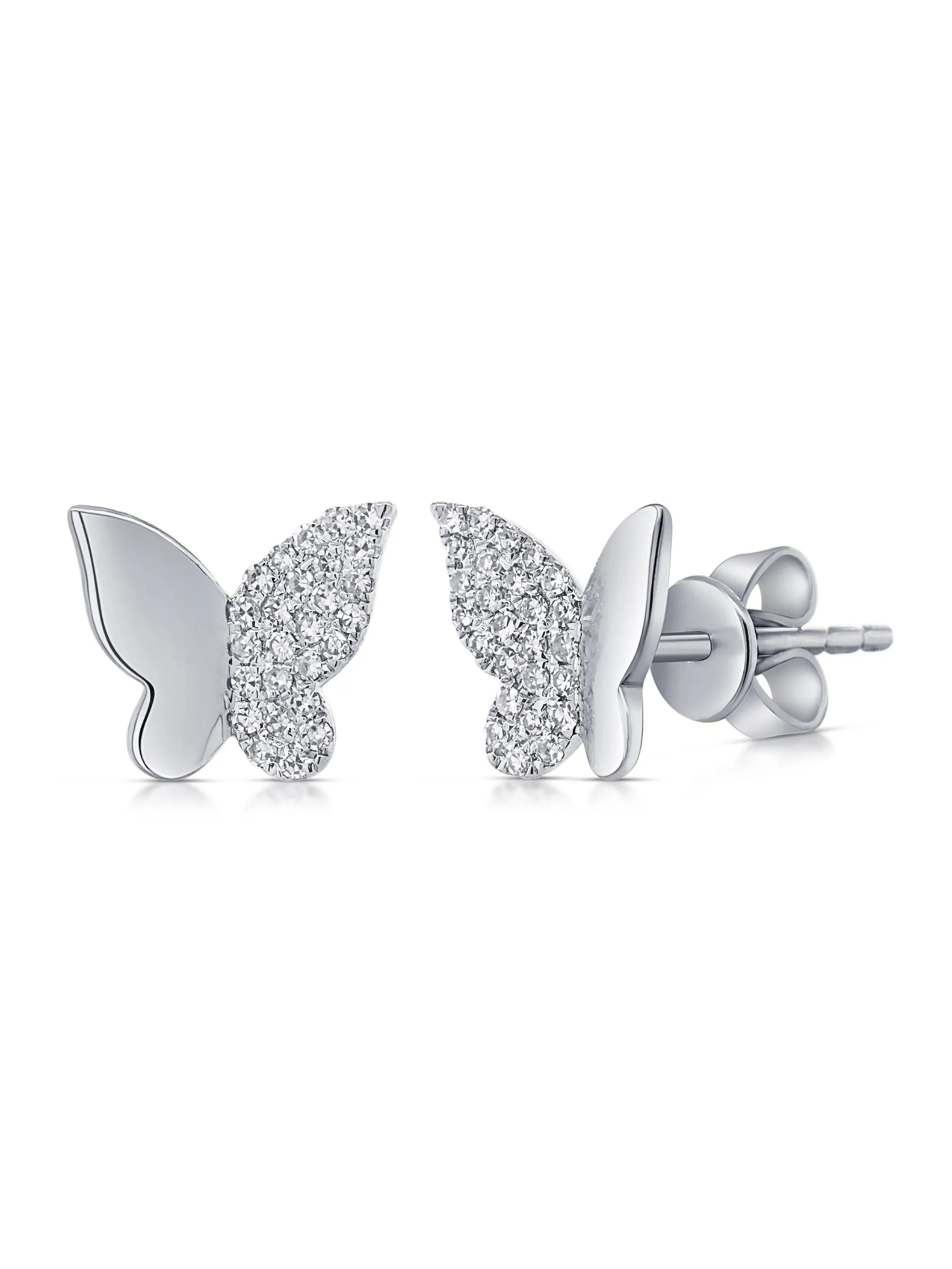 Bella Butterfly Stud Earrings 14K sold by LeMel product image thumbnail 4