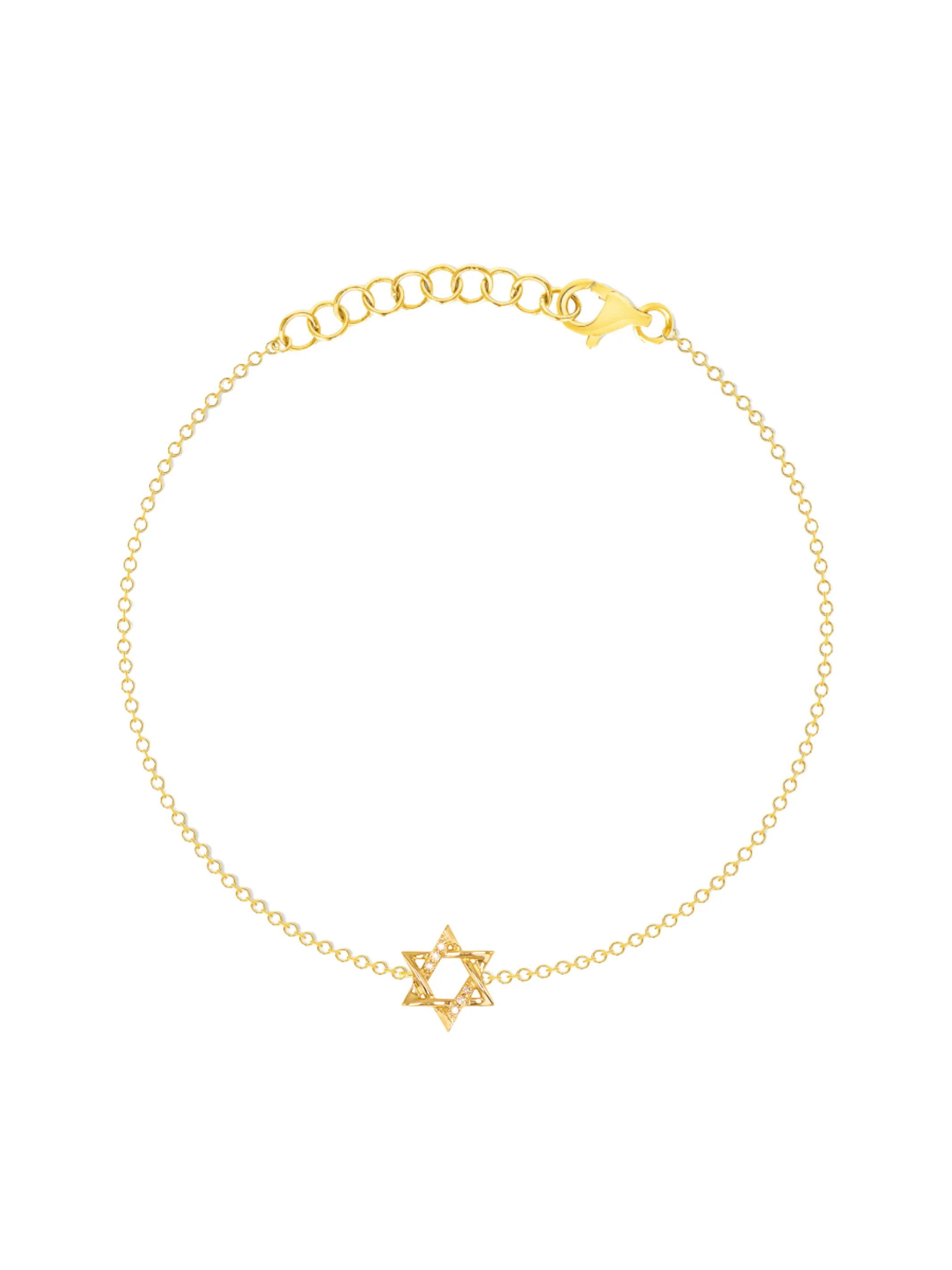 Star of David Bracelet 14K sold by LeMel
