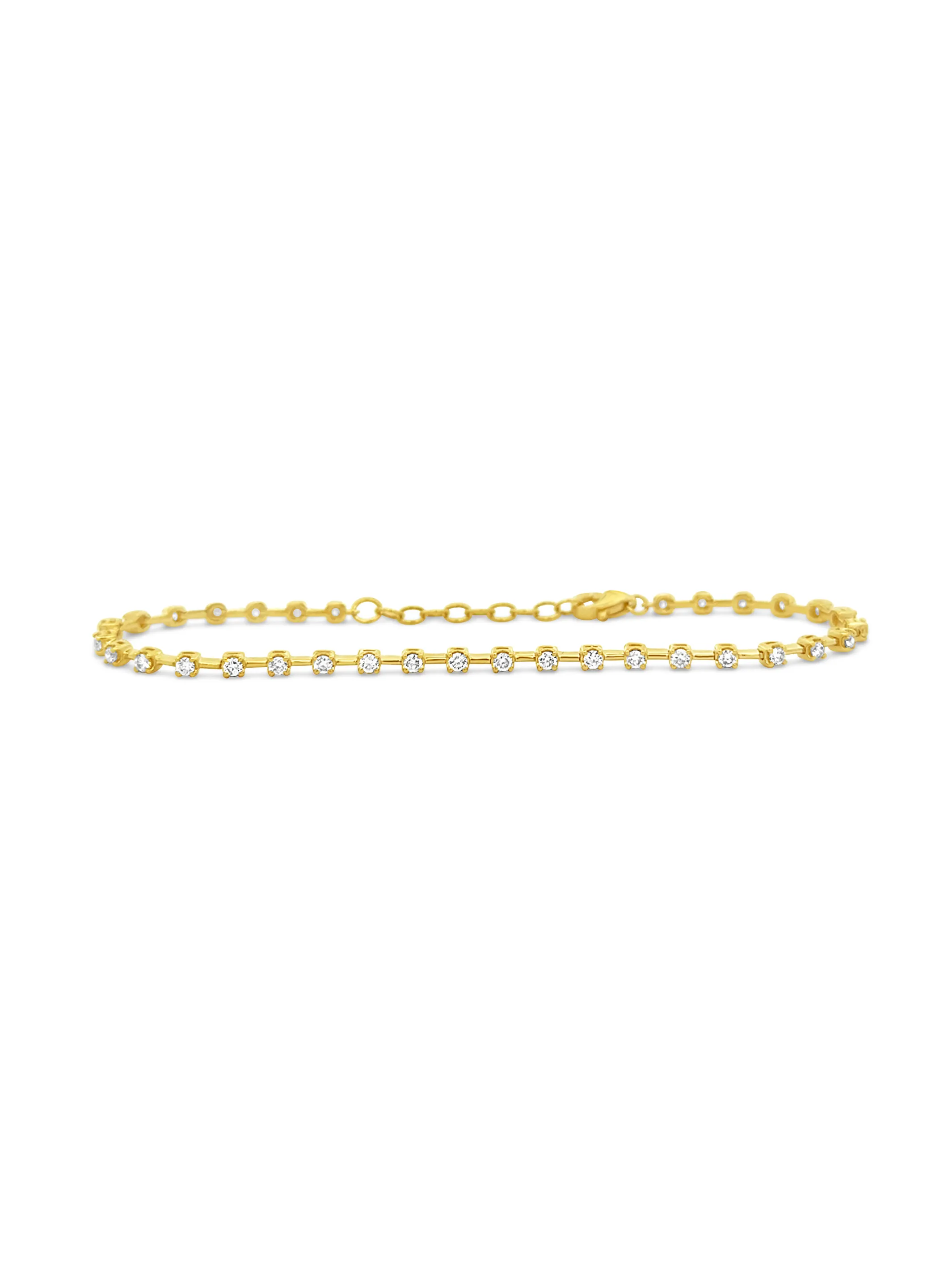 Bar Diamond Bracelet 14K sold by LeMel