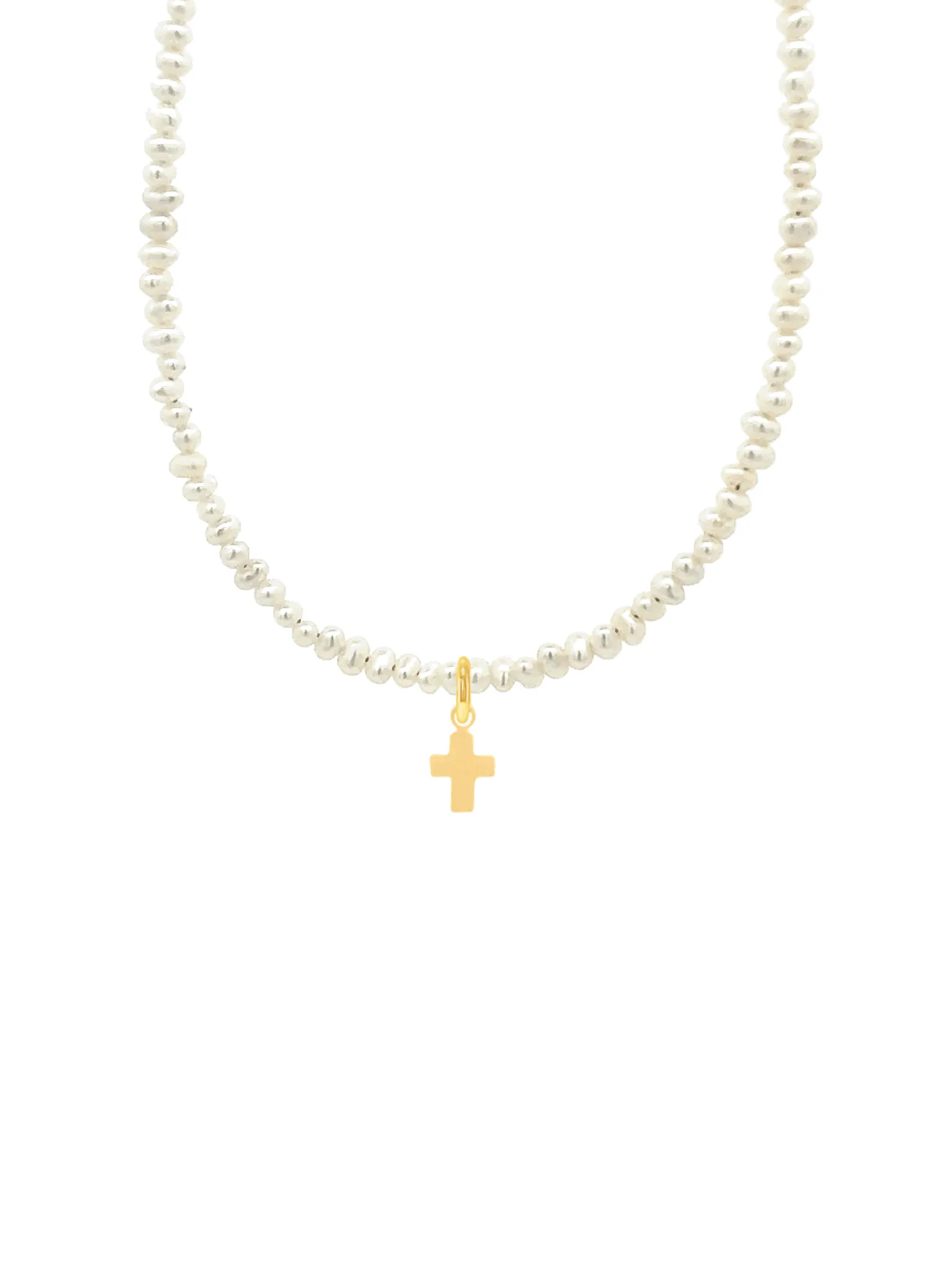Pearl Cross Necklace sold by LeMel product image thumbnail 2