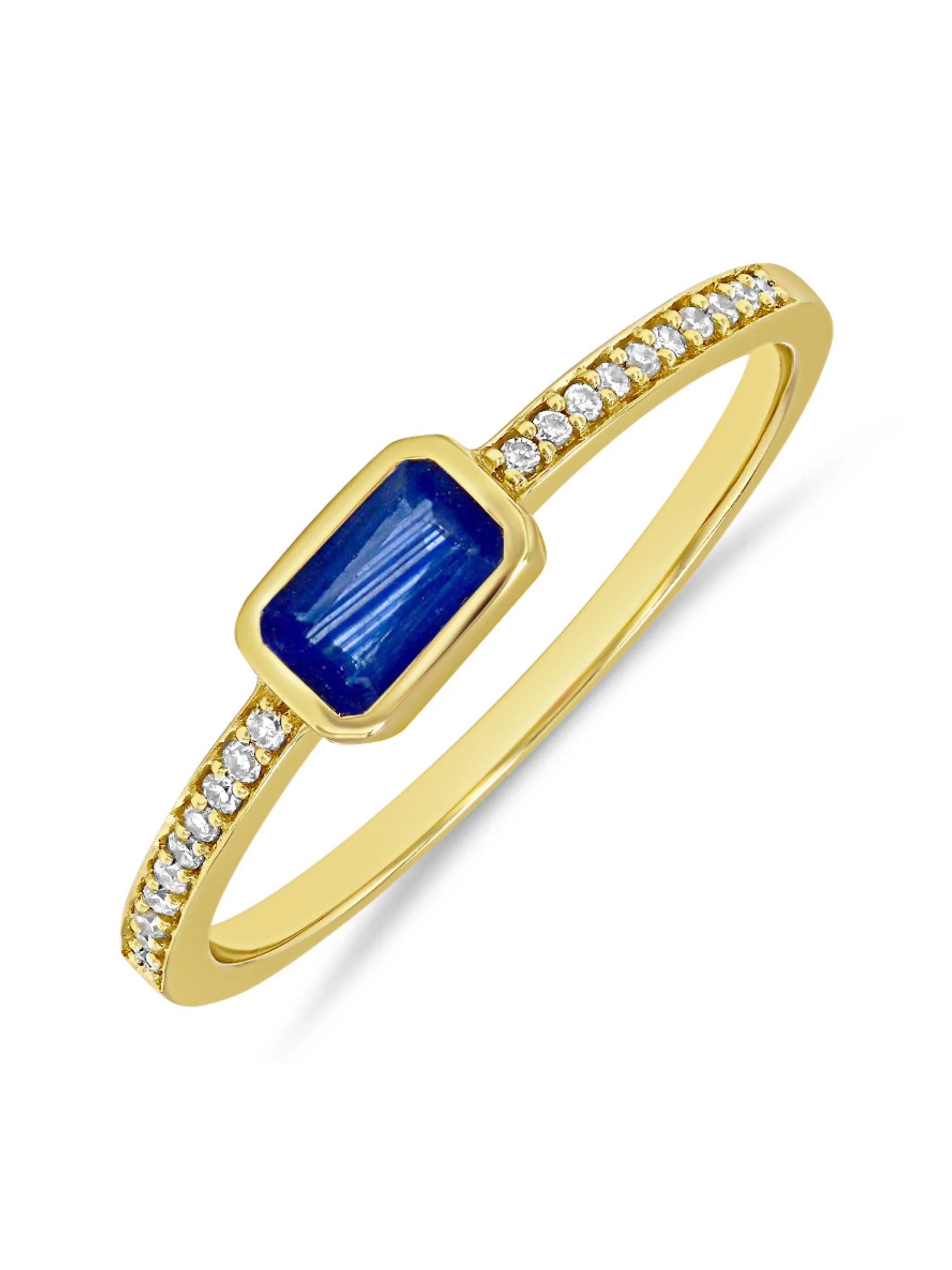 Madeline Ring - Blue Sapphire 14K sold by LeMel
