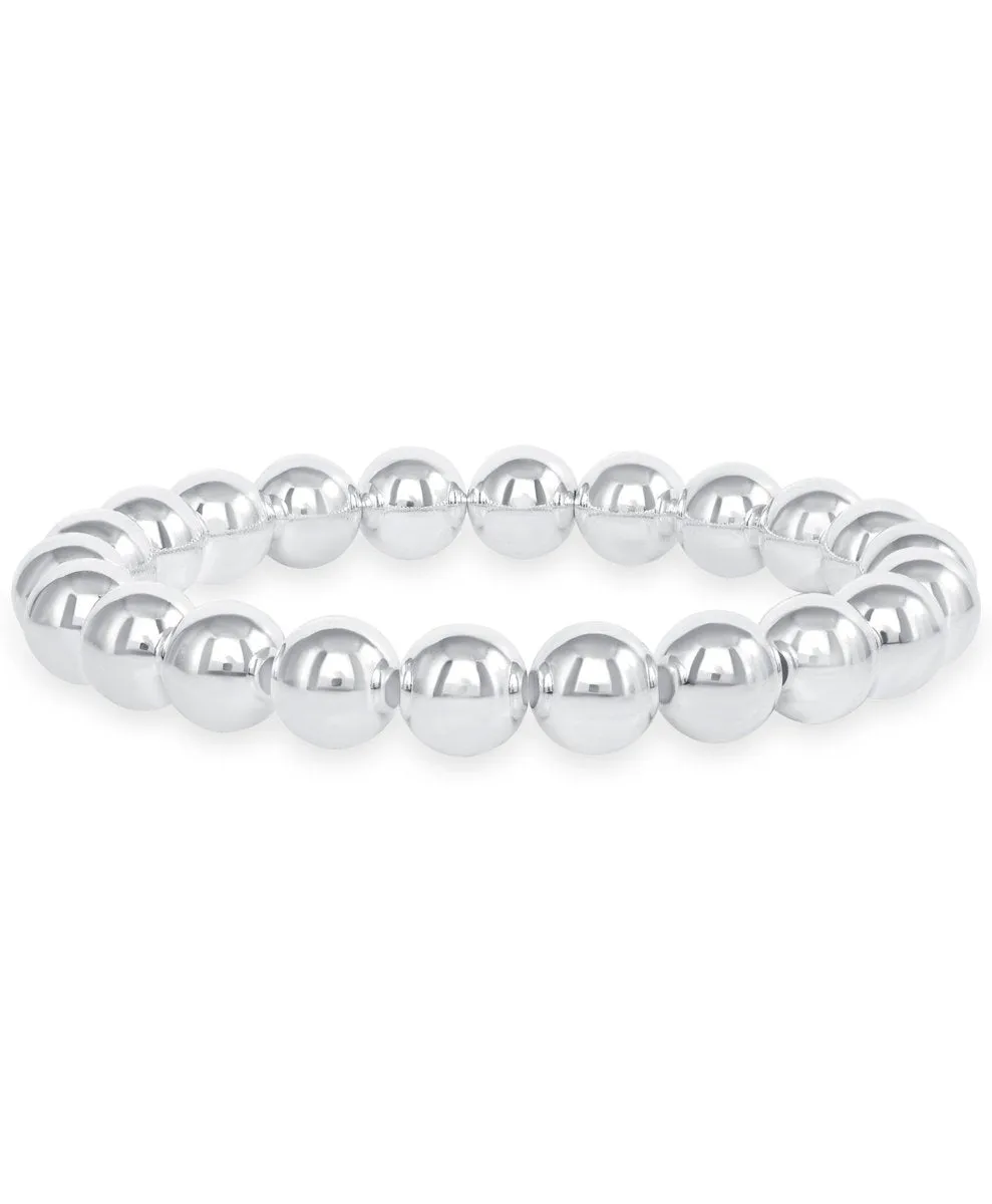 Silver Everyday Stretch Bracelet - 8mm sold by LeMel