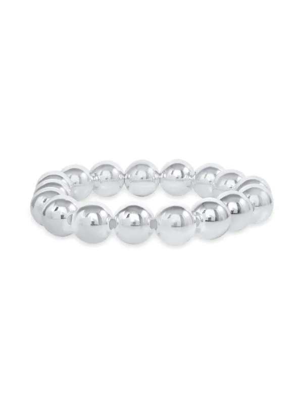 Silver Everyday Stretch Bracelet - 10mm sold by LeMel