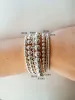 Silver Everyday Stretch Bracelet - 10mm sold by LeMel