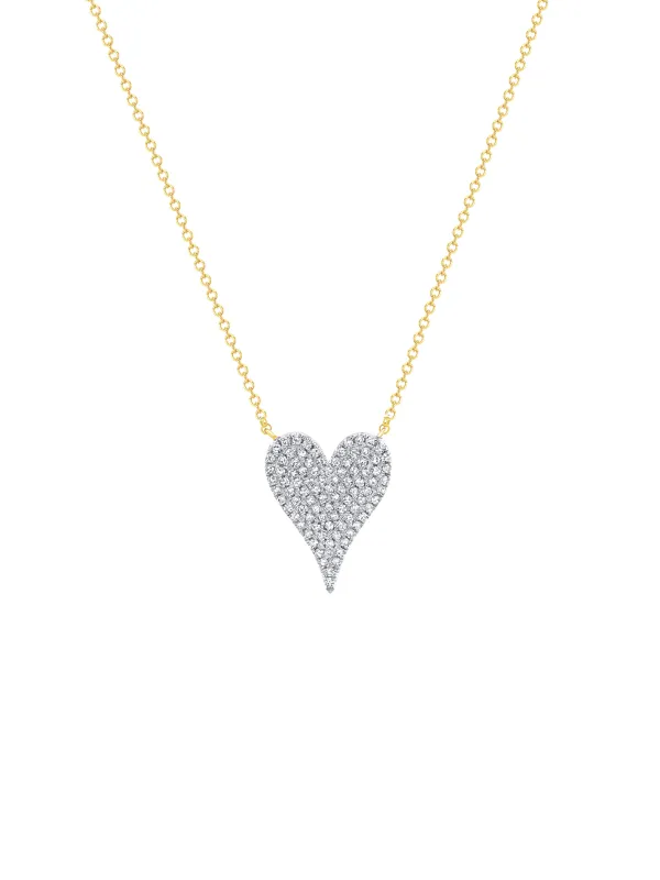 Jess Heart Necklace 14K sold by LeMel