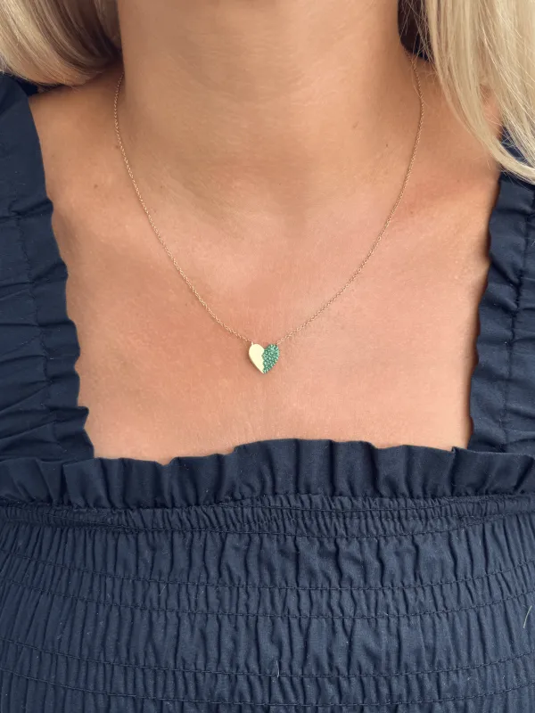 Emerald Best Friend Necklace sold by LeMel