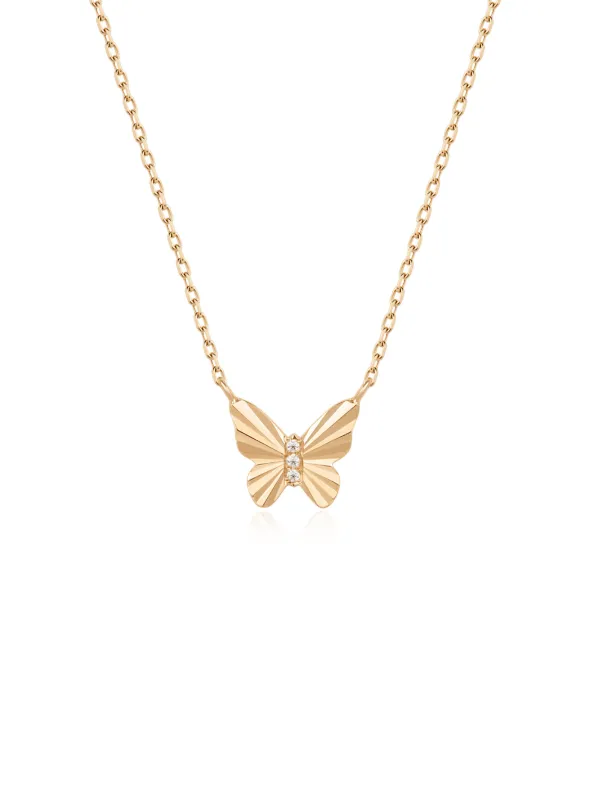Liv Butterfly Necklace sold by LeMel