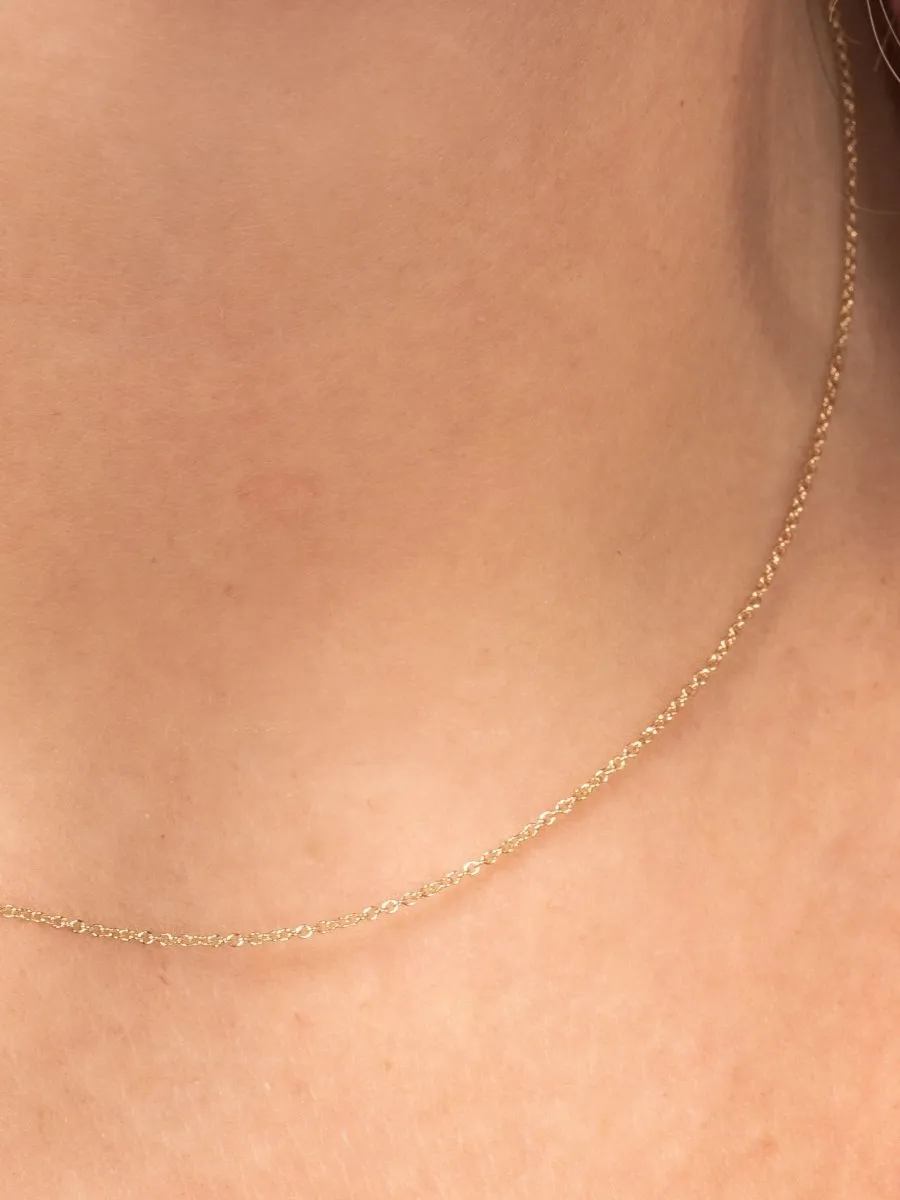 Simple Cable Chain 14K sold by LeMel product image thumbnail 2